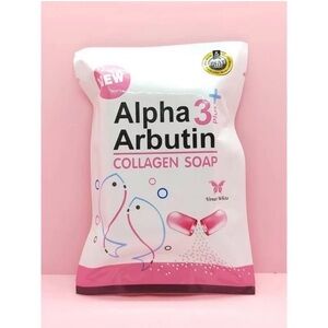 Alpha Arbutin Collagen Soap - Pink